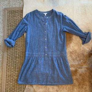 Joie Dropwaist Chambray Dress